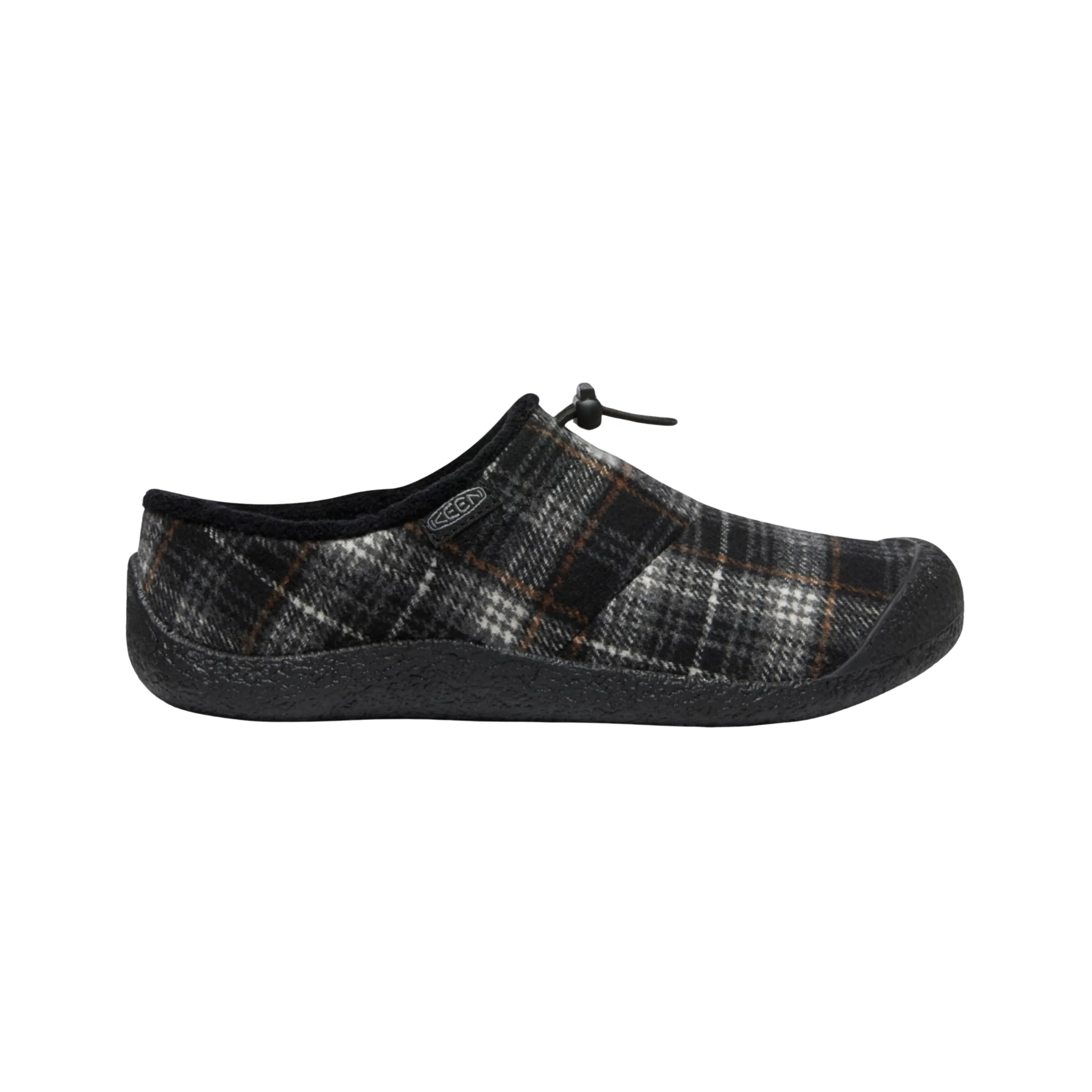 Howser III Slide - Black Plaid/Steel Grey (M).