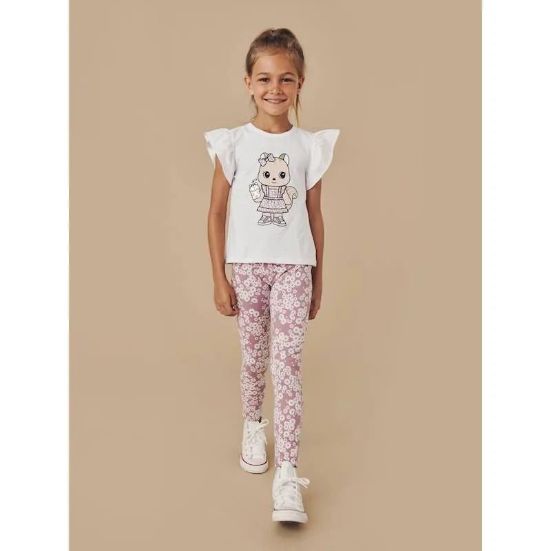 Huxbaby Cheery Chipmunk Frill T-shirt