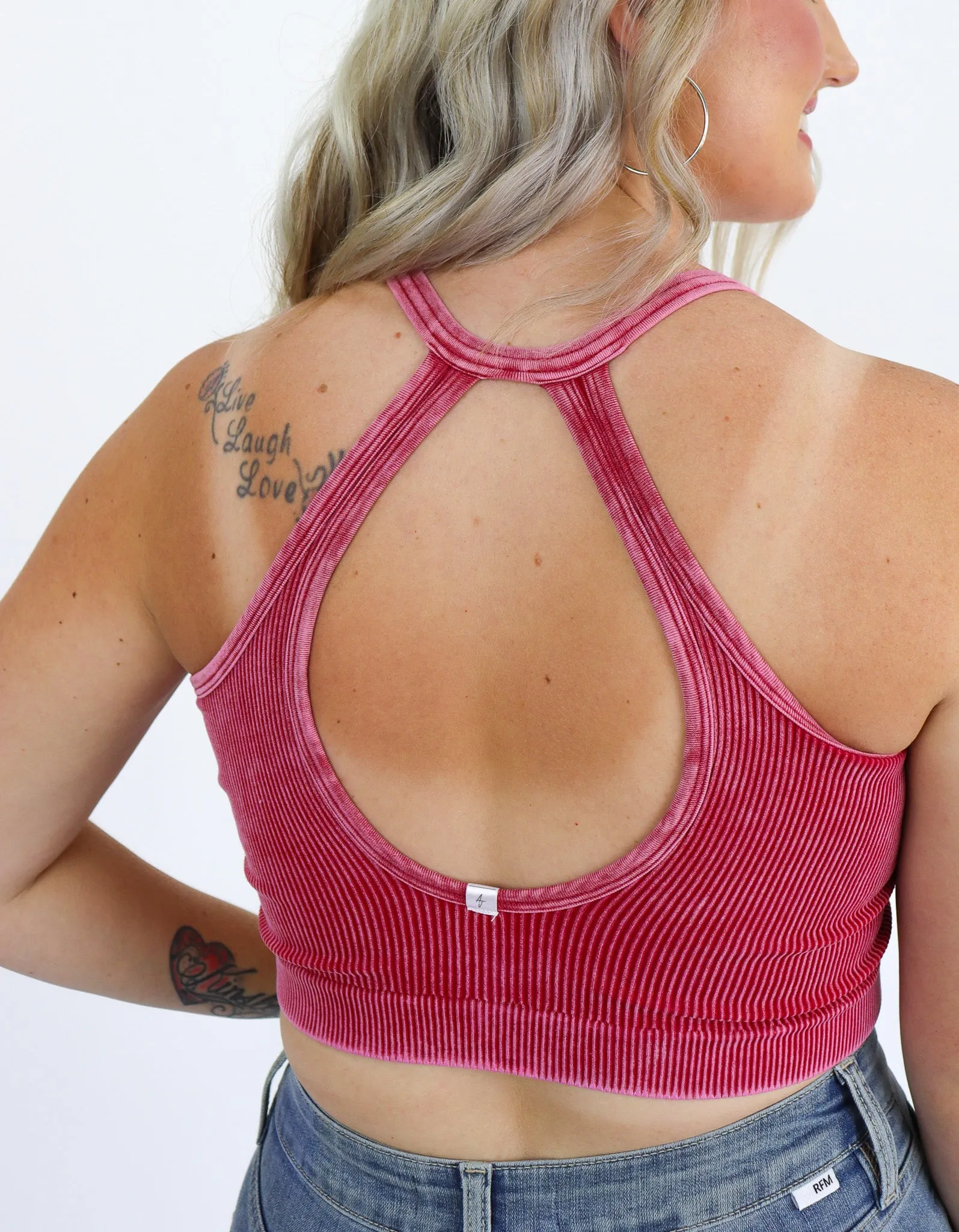 Imperfect Production | Washed Henley Bralette