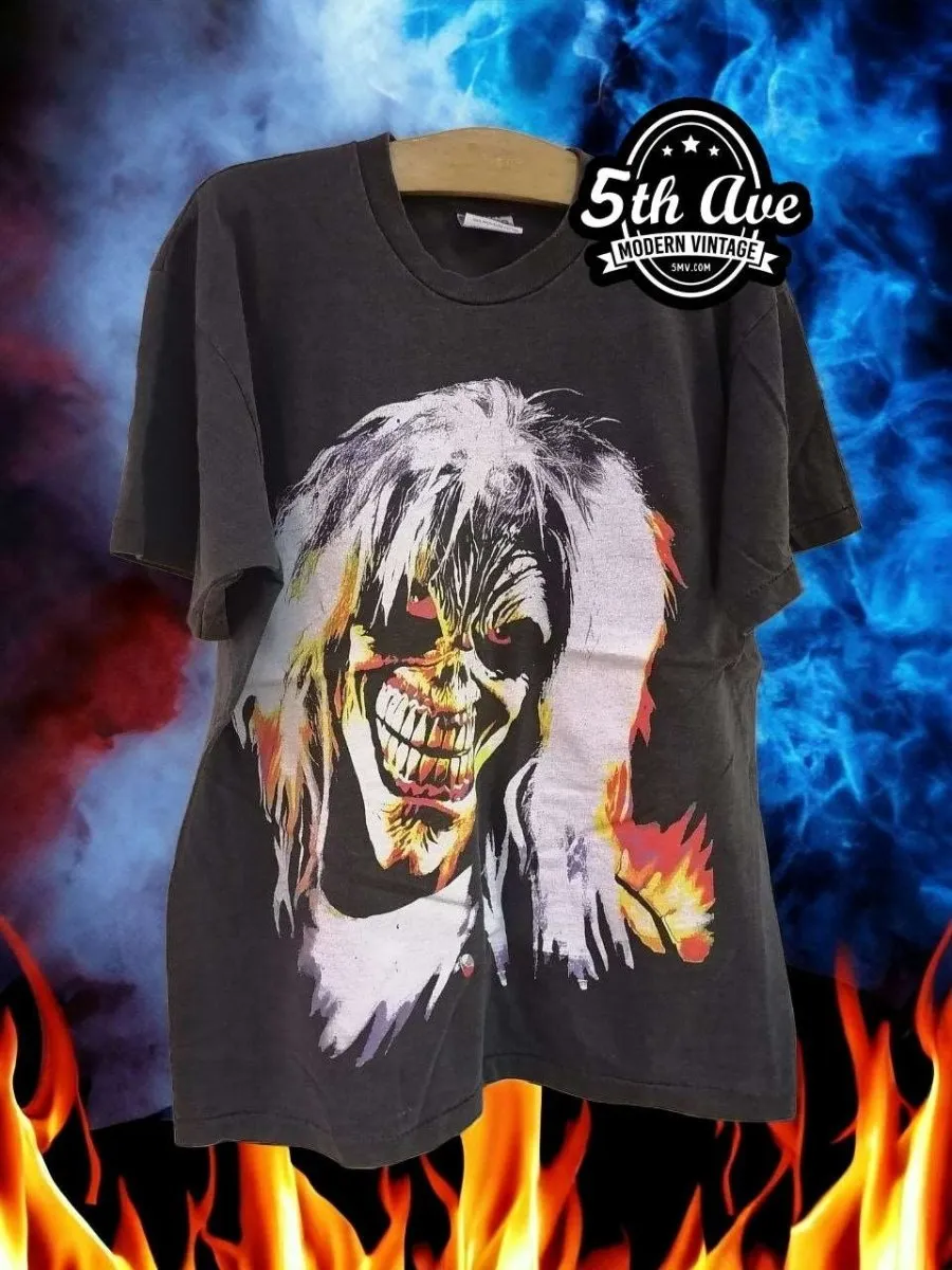 Iron Maiden Metal 2000 Tour: Unleash the Power of Eddie with Cities of Metal t shirt - Embrace the Legendary Tour Experience!