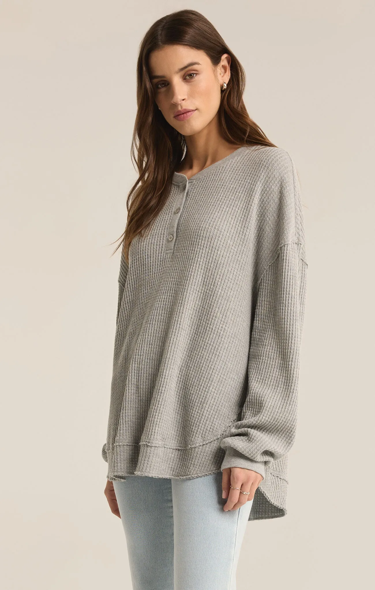 Jax Cozy Waffle Henley