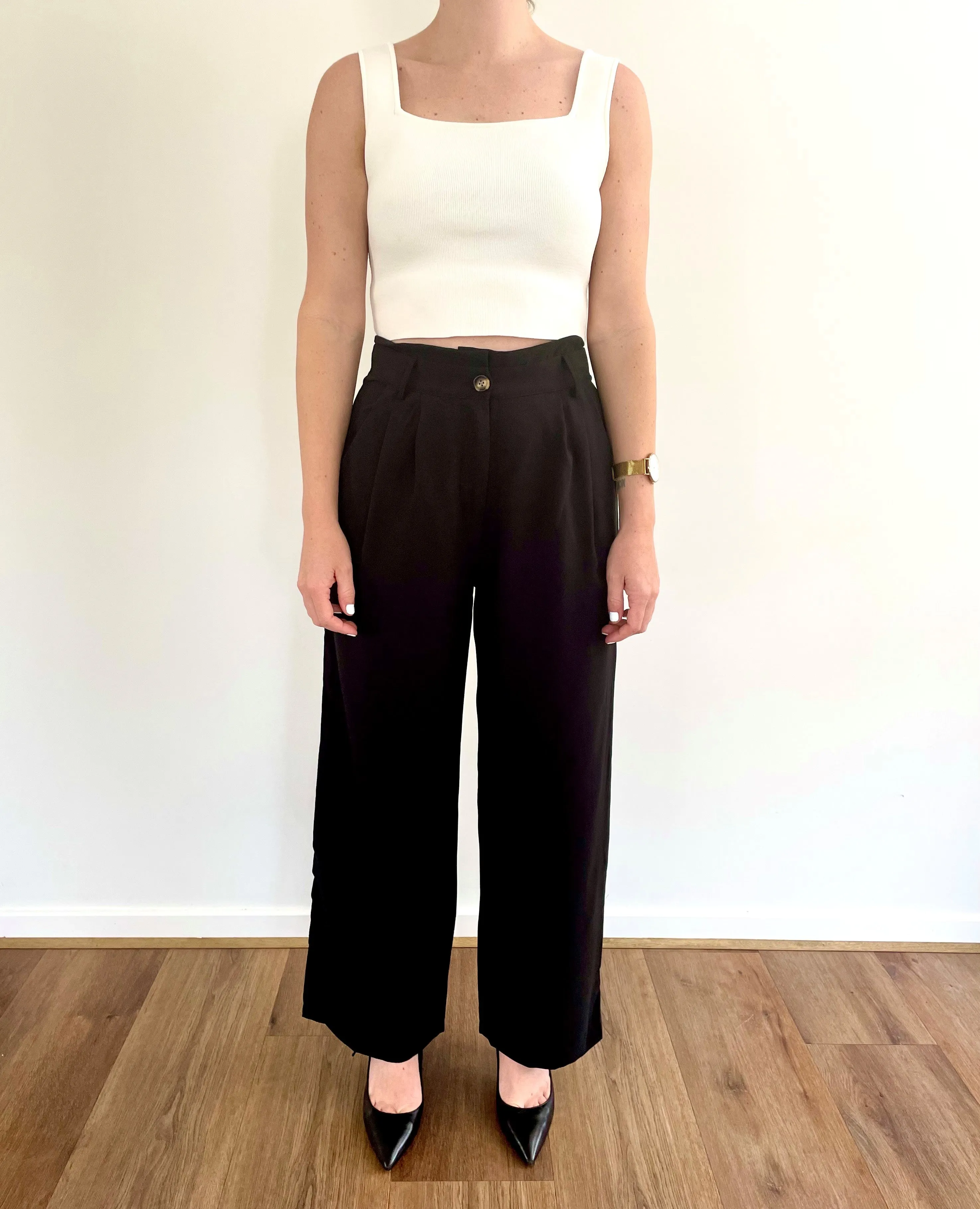 JEMIMA High Waisted, Wide Leg Pants