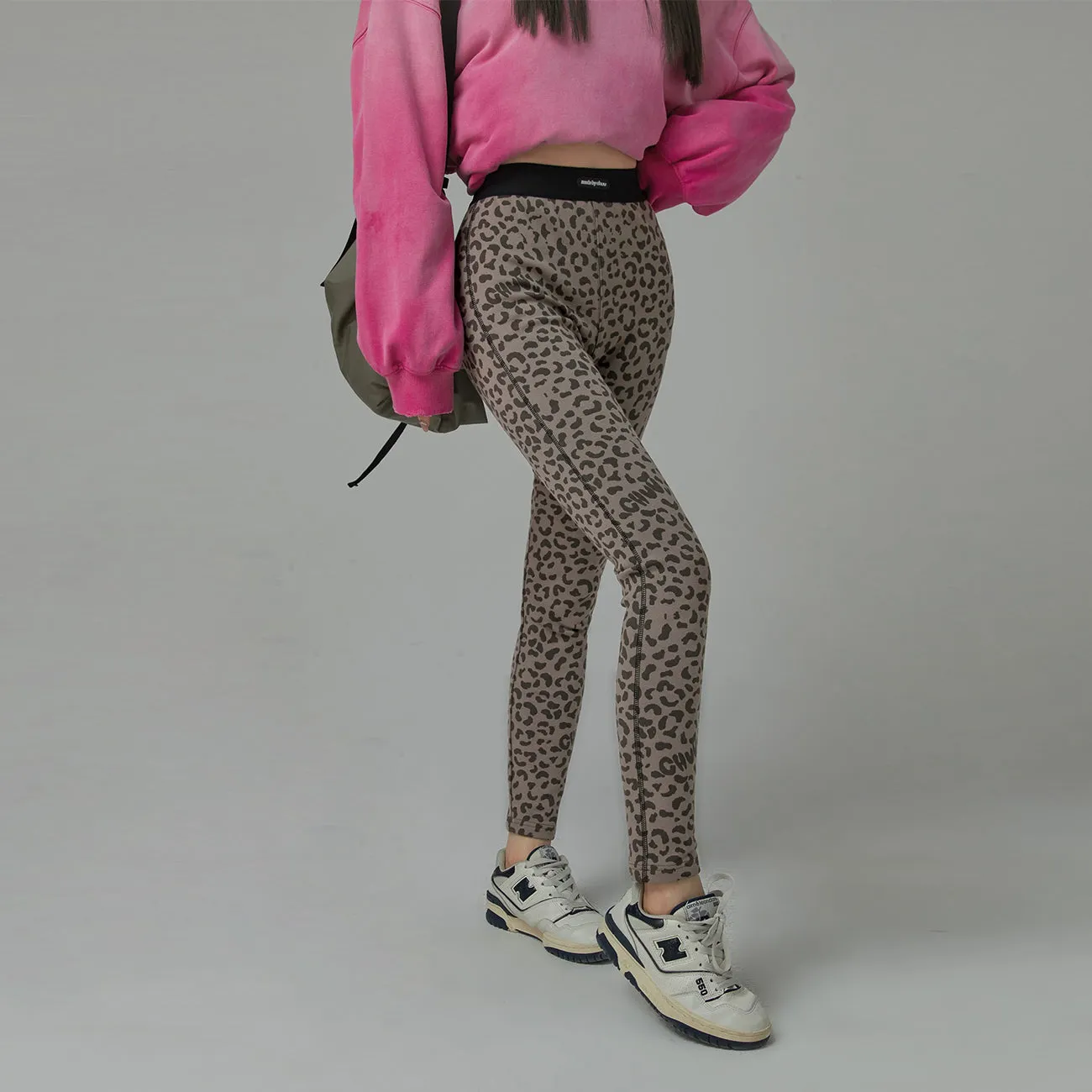 Jungle Leopard High Waist Pants