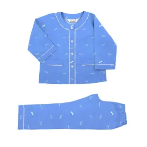 Kid's Pyjama Set- Henley Neck <br> Spectacles <br> <span style="font-size: 11px; font-family:Helvetica,Arial,sans-serif;">Can Be Personalised</span>