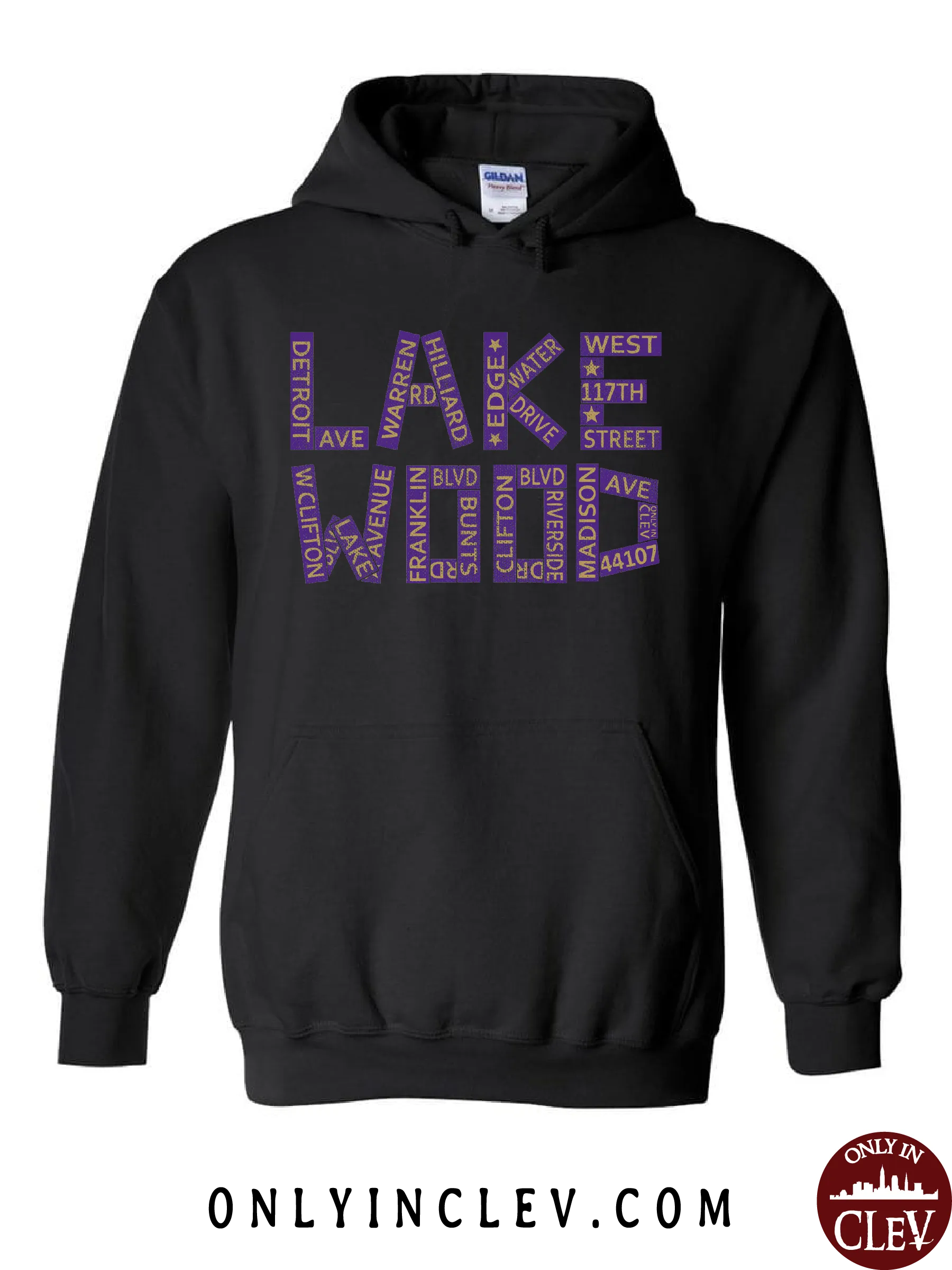 Lakewood Streets Design Hoodie