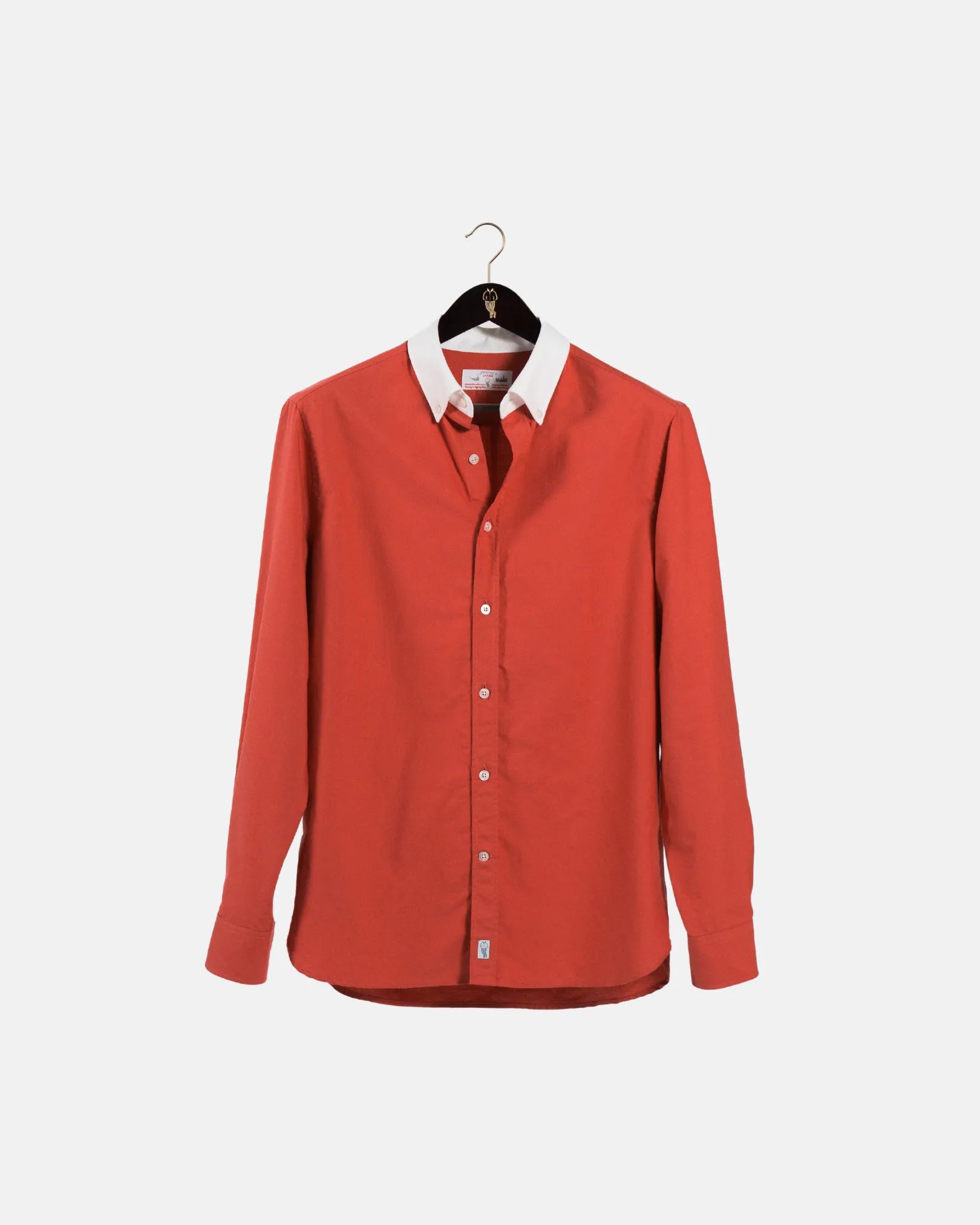 Le Alfré Nantucket Red Contrast Collar Oxford Shirt (Limited Edition)