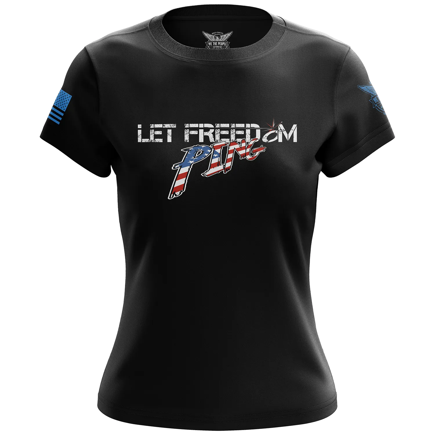 Let Freedom PING Women's Short Sleeve Shirt