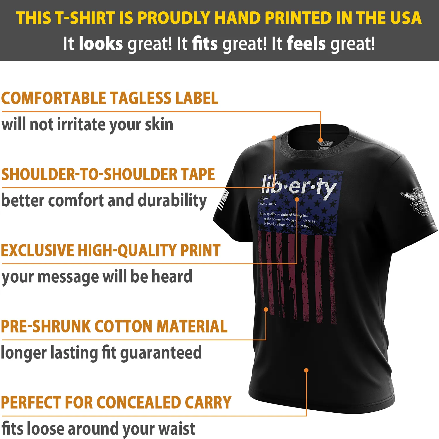 Liberty Flag Short Sleeve Shirt