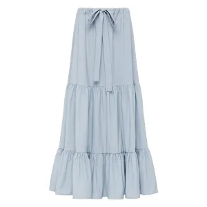 Light Denim Cottage Skirt