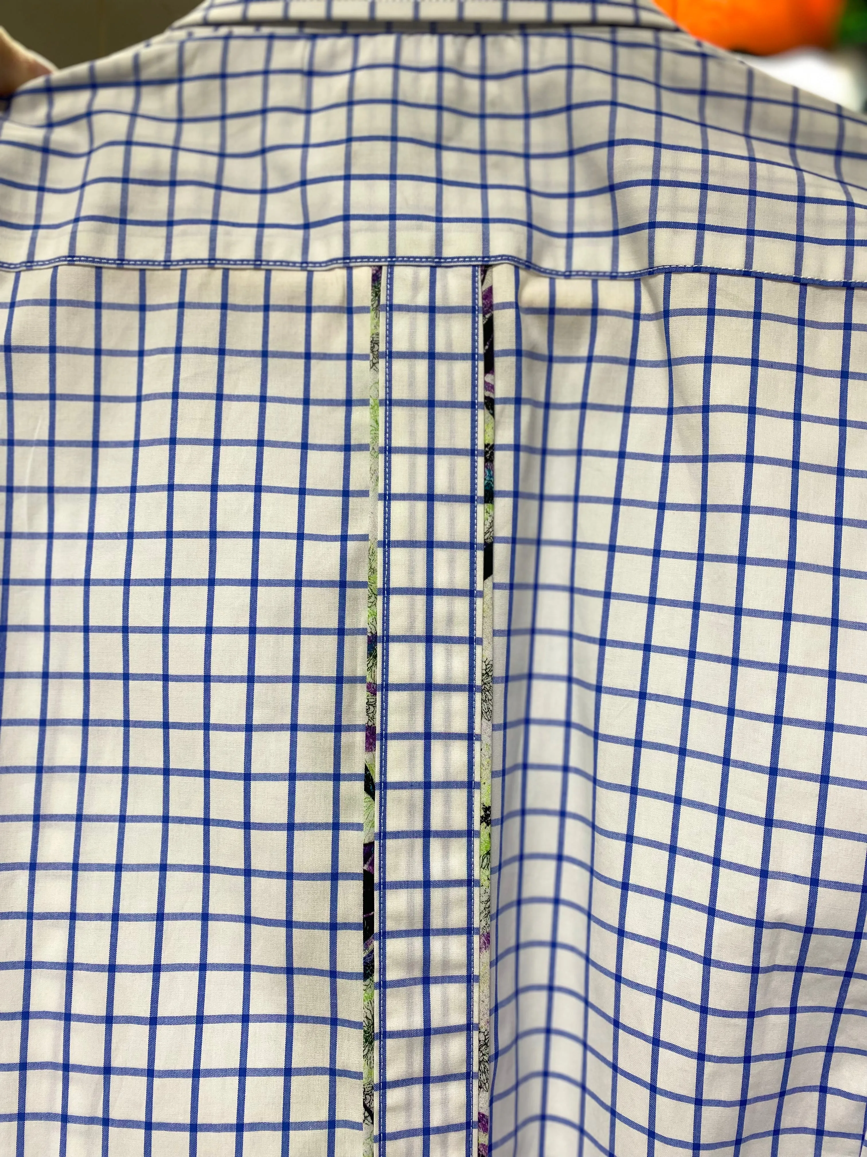 Litchfield Light Blue Check Long Sleeve Shirt