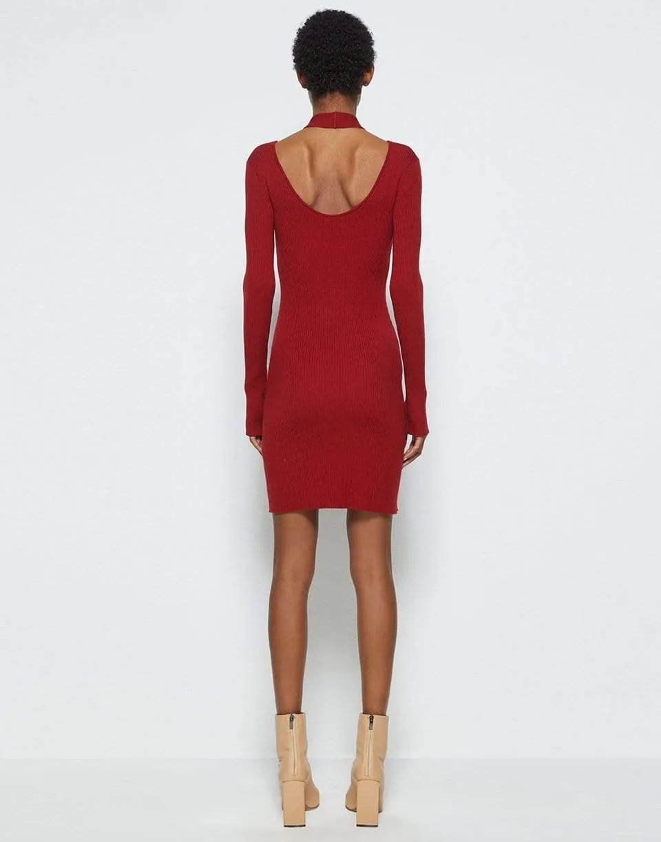 Long Sleeve Alejandra Twisted Cable Dress