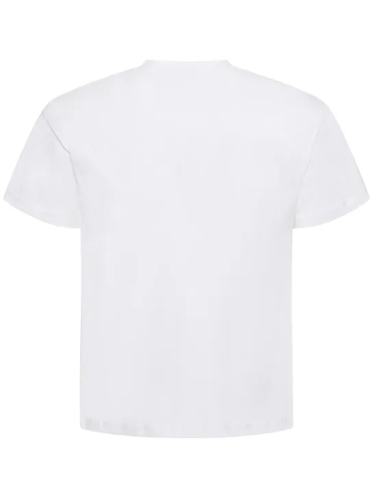 Ludovic de Saint Sernin   Crystal logo cotton t-shirt 