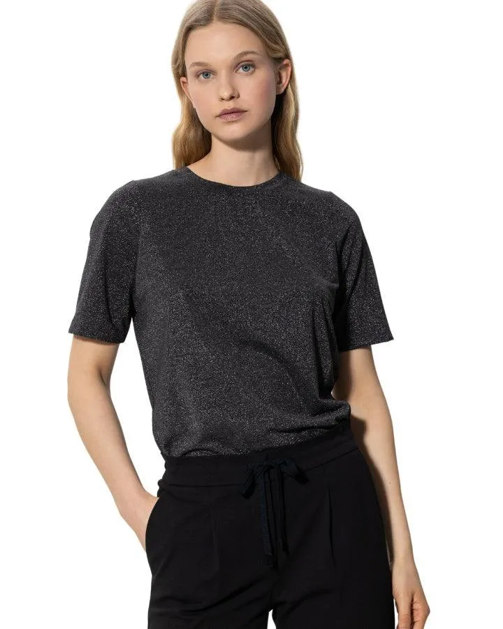 Luisa Cerano Shiny Lurex T-Shirt