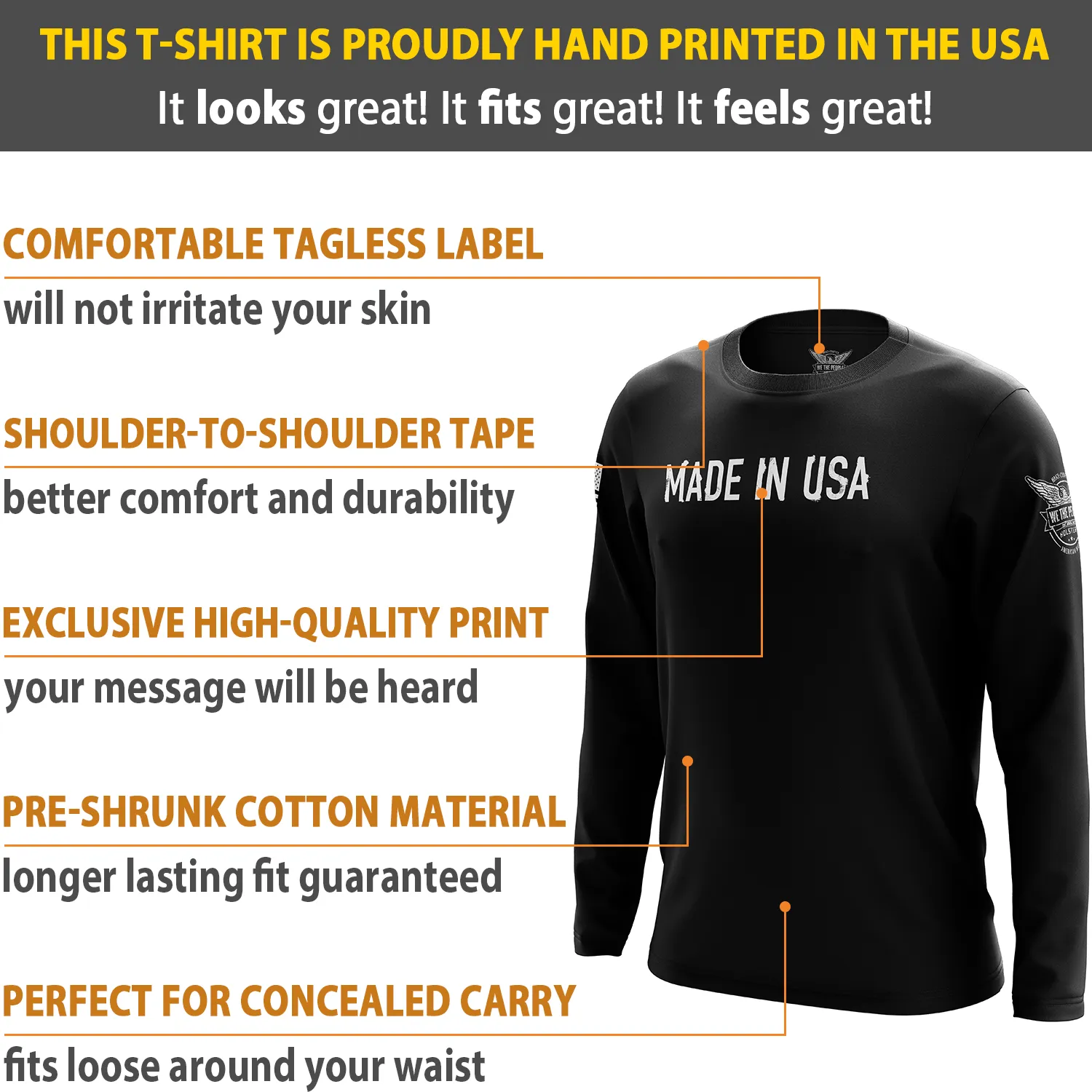 Made In USA Long Sleeve Shirt