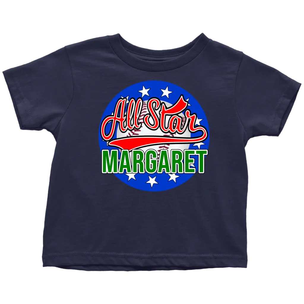 MARGARET ALL STAR TODDLER T-SHIRT FOR MARGARET