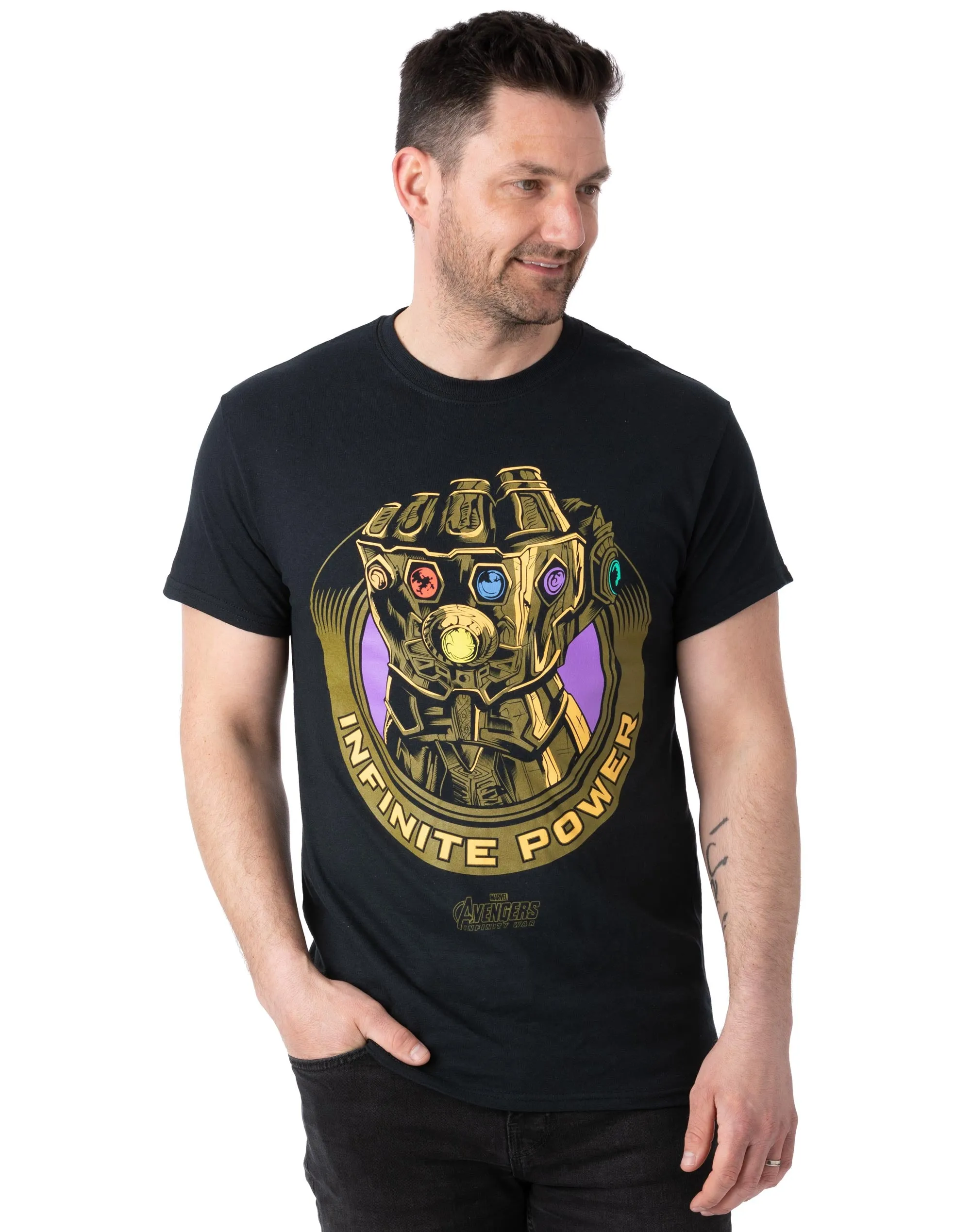 Marvel Avengers Infinity War Thanos Infinity Gauntlet Men's T-Shirt