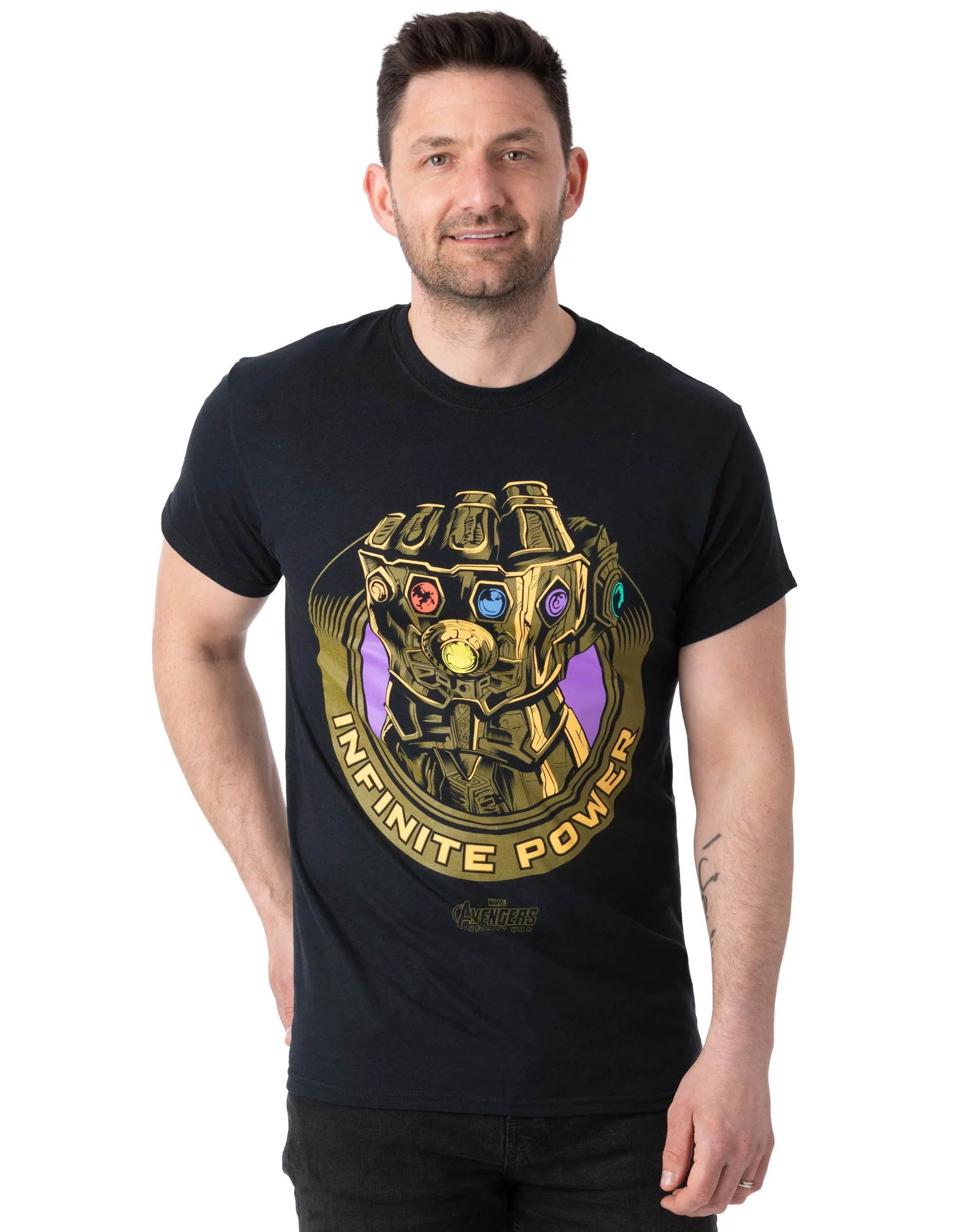 Marvel Avengers Infinity War Thanos Infinity Gauntlet Men's T-Shirt