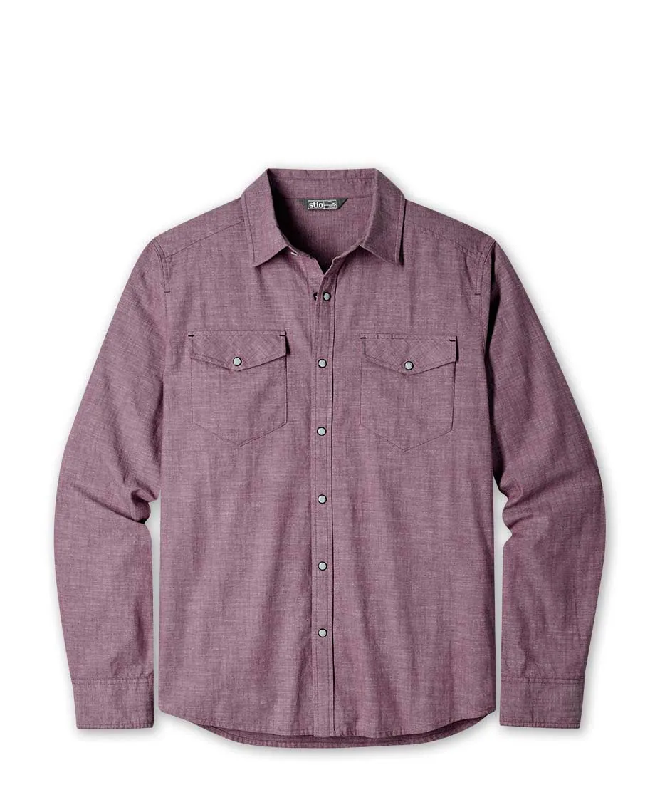 Men's Ashton Chambray Shirt - MD