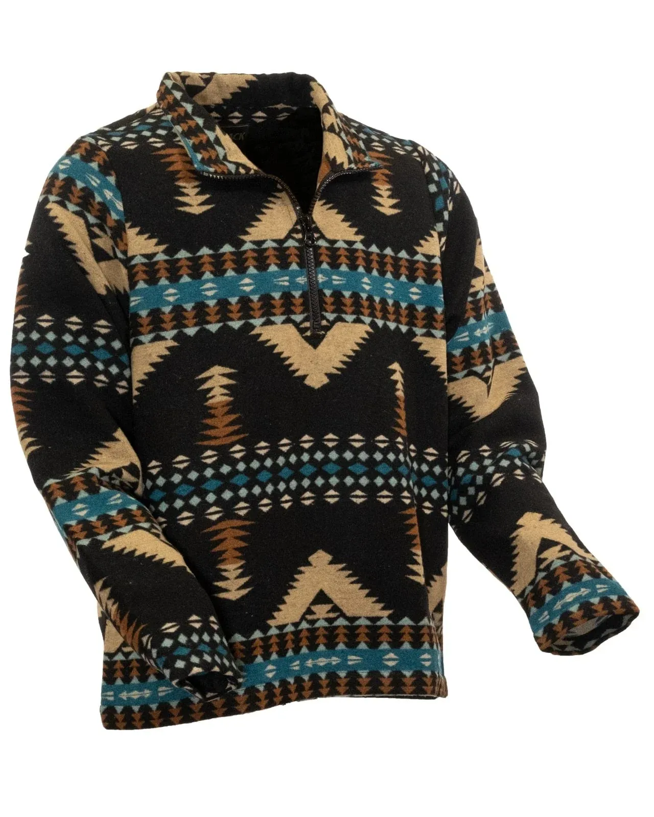 Men's Charlie Henley - Black Aztec