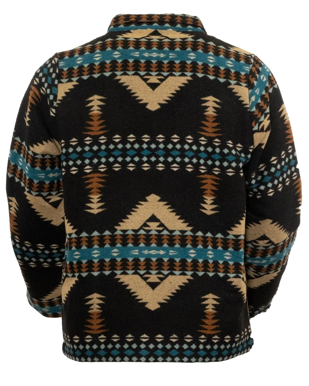 Men's Charlie Henley - Black Aztec