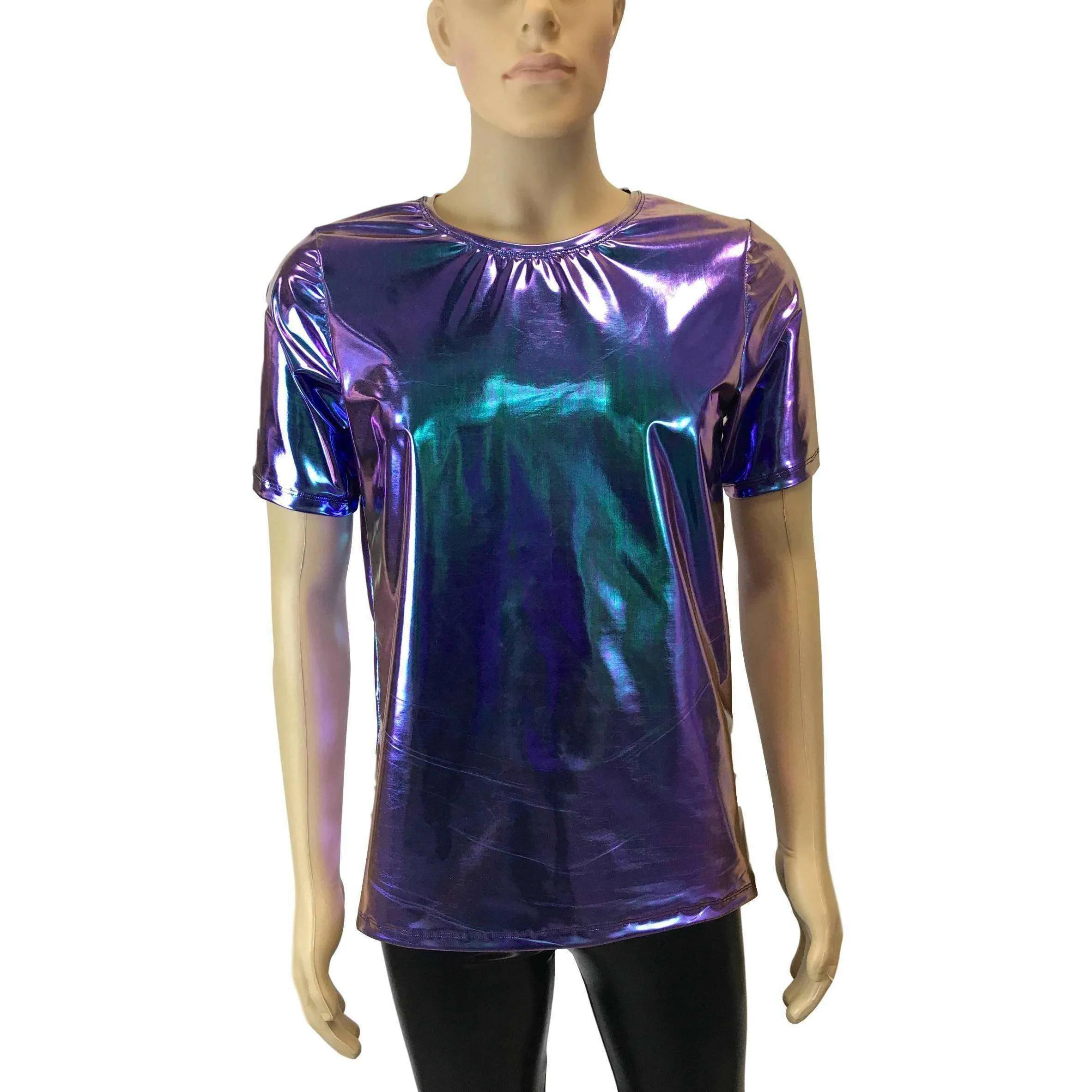 Men's Holographic Oil Slick Tee or T-shirt