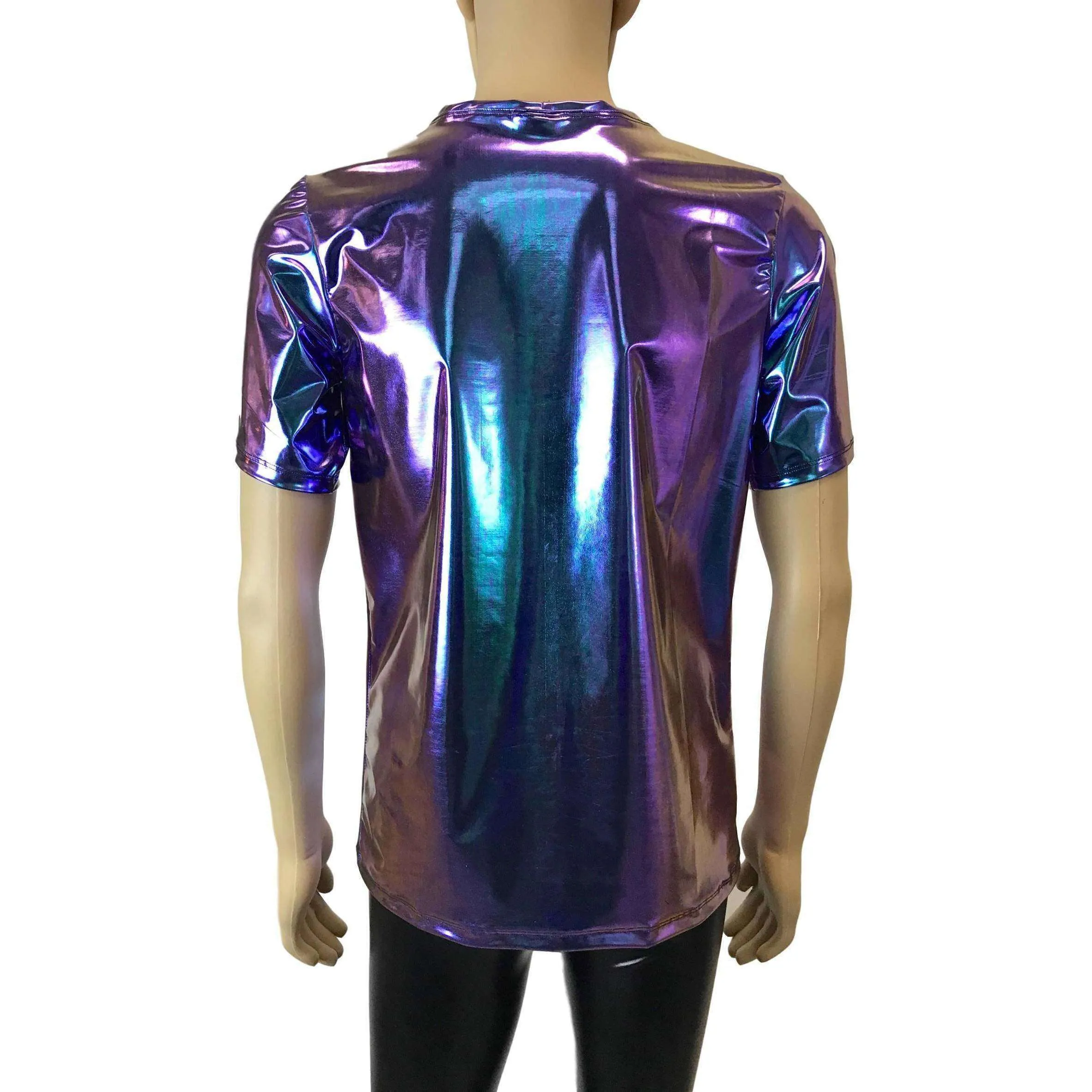 Men's Holographic Oil Slick Tee or T-shirt