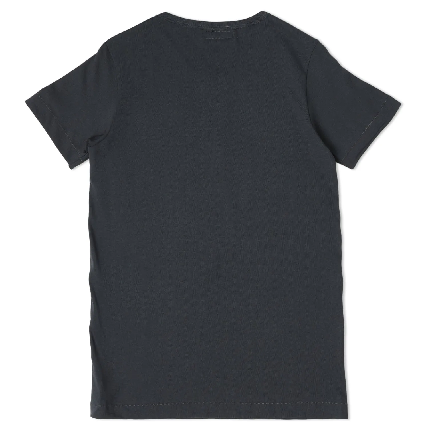 Merz b. Schwanen 204 Button Facing Tee - Navy