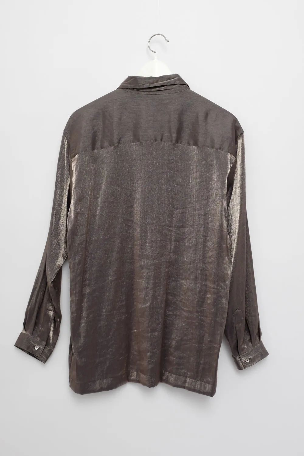 METALLIC BROWN VINTAGE SHIRT