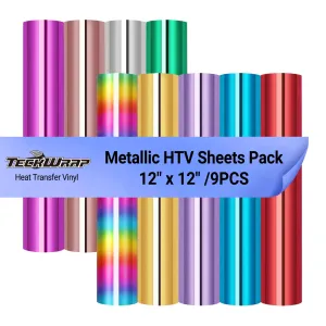 Metallic HTV Sheets Pack