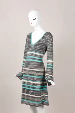 Metallic Knit Dress