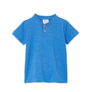 Milky Ice Blue Henley