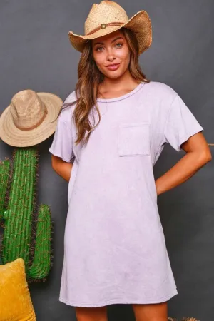 Mineral Wash T-Shirt Dress