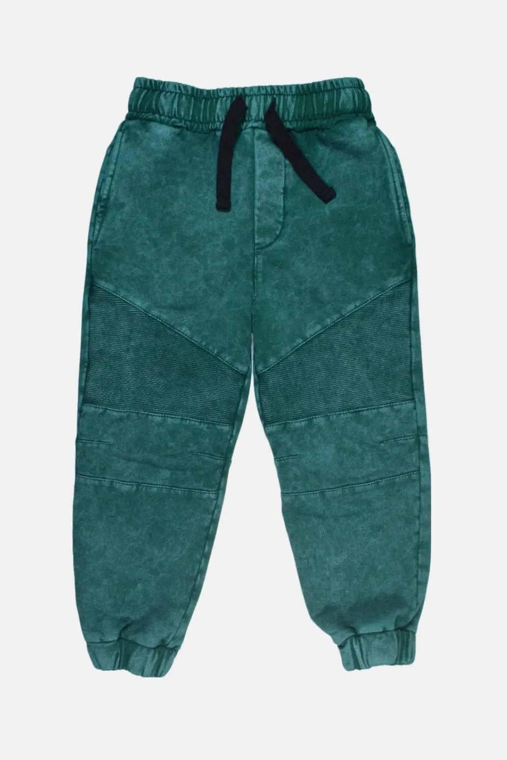 Minikid Vintage Green Panel Pants