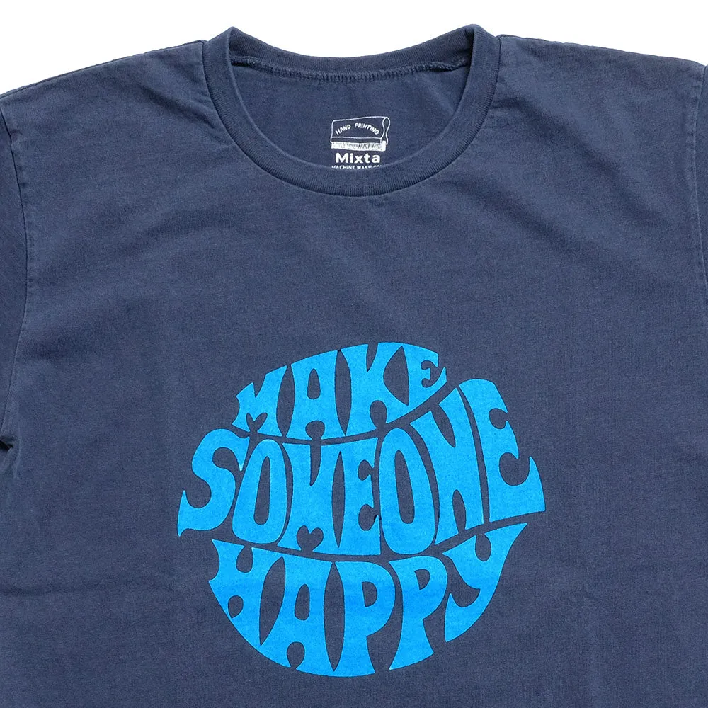 Mixta- CREW NECK PRINT TEE - MAKE SOMEONE HAPPY - MI24-MAK