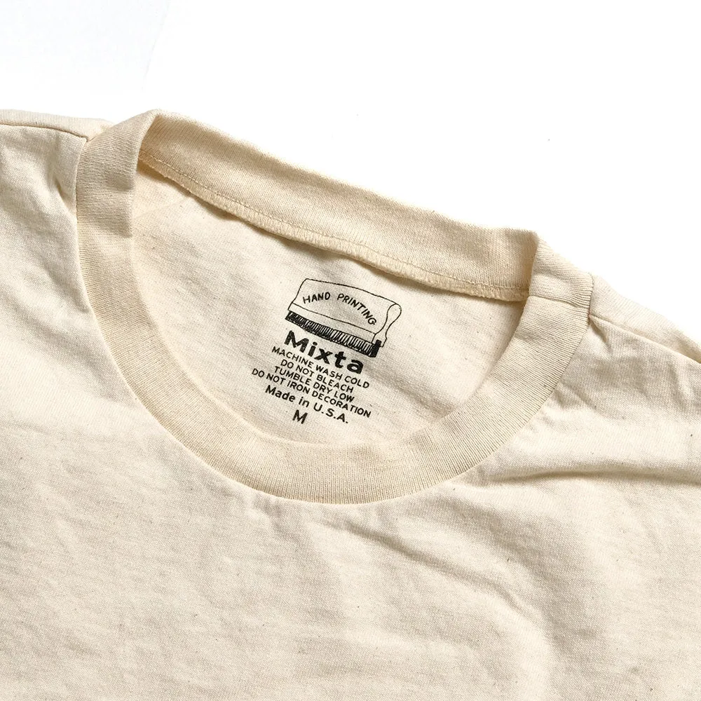 Mixta- CREW NECK PRINT TEE - MAKE SOMEONE HAPPY - MI24-MAK