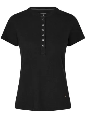 MMRype SS Placket Tee Black