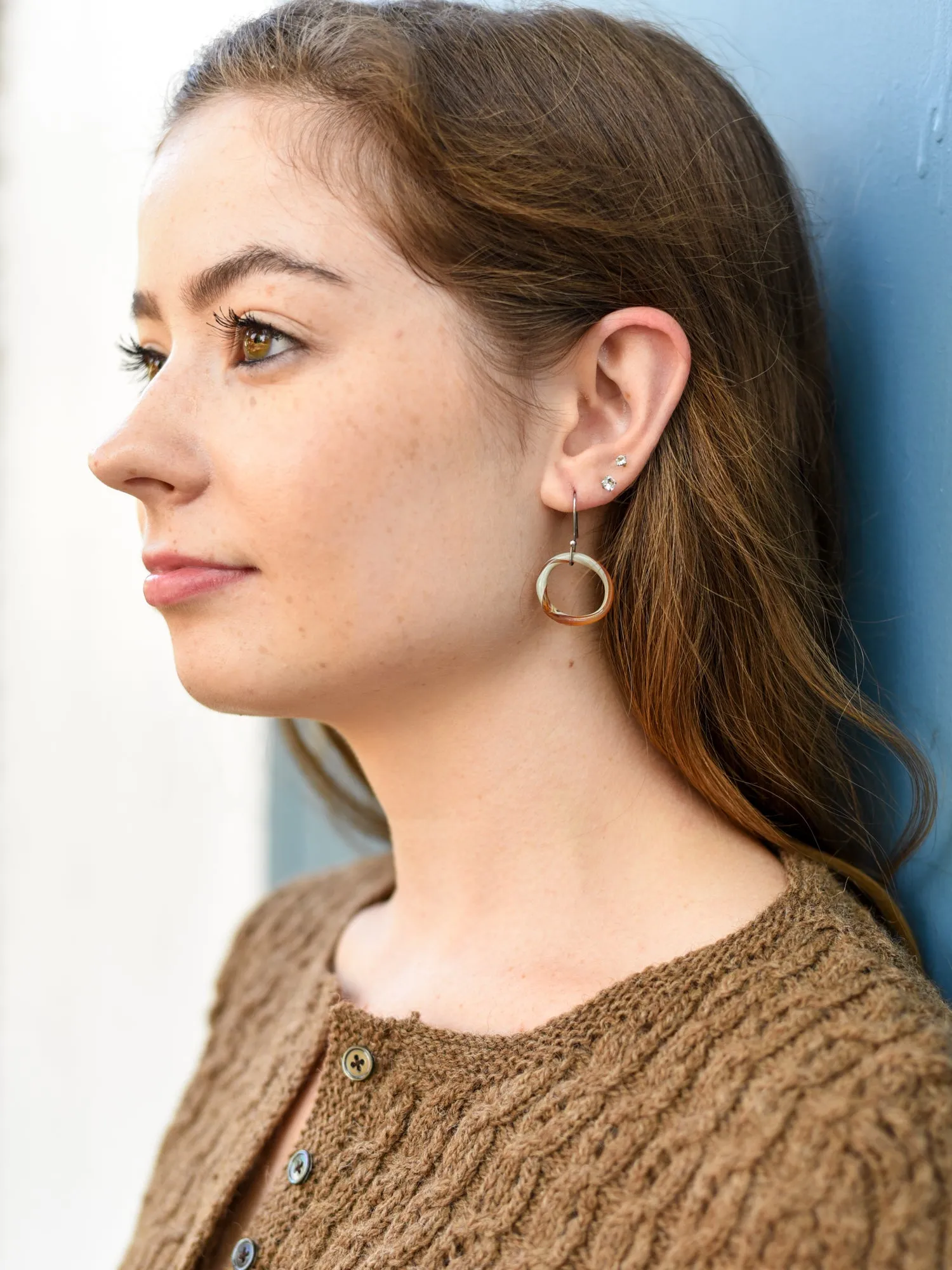 Moving Mud Handcrafted Glass Earrings