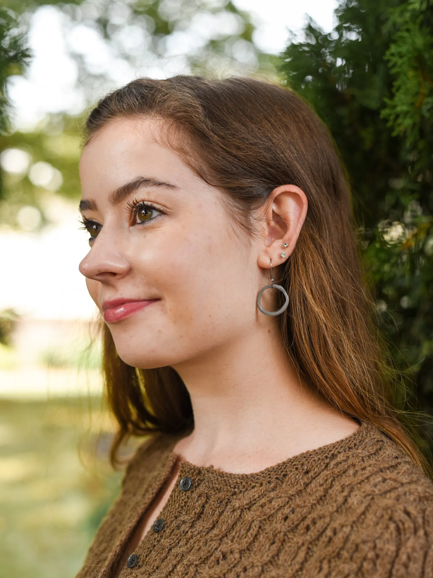 Moving Mud Handcrafted Glass Earrings