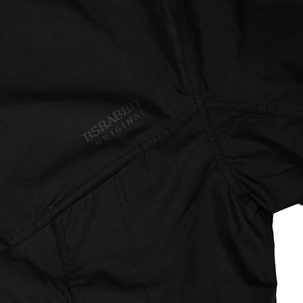 MUB WINDBREAKER HOODED JACKET BLACK