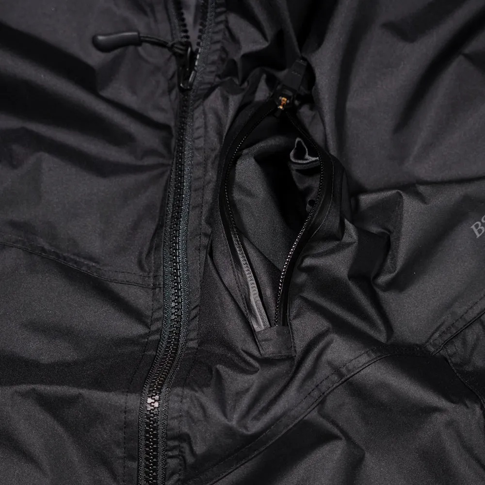 MUB WINDBREAKER HOODED JACKET BLACK