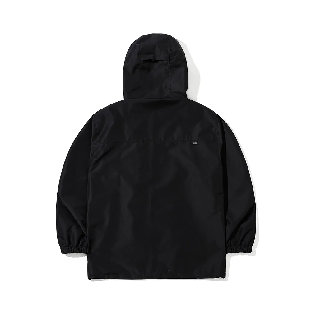 MUB WINDBREAKER HOODED JACKET BLACK