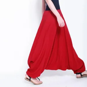 Multiple Colors Casual Plus Size Harem Pants