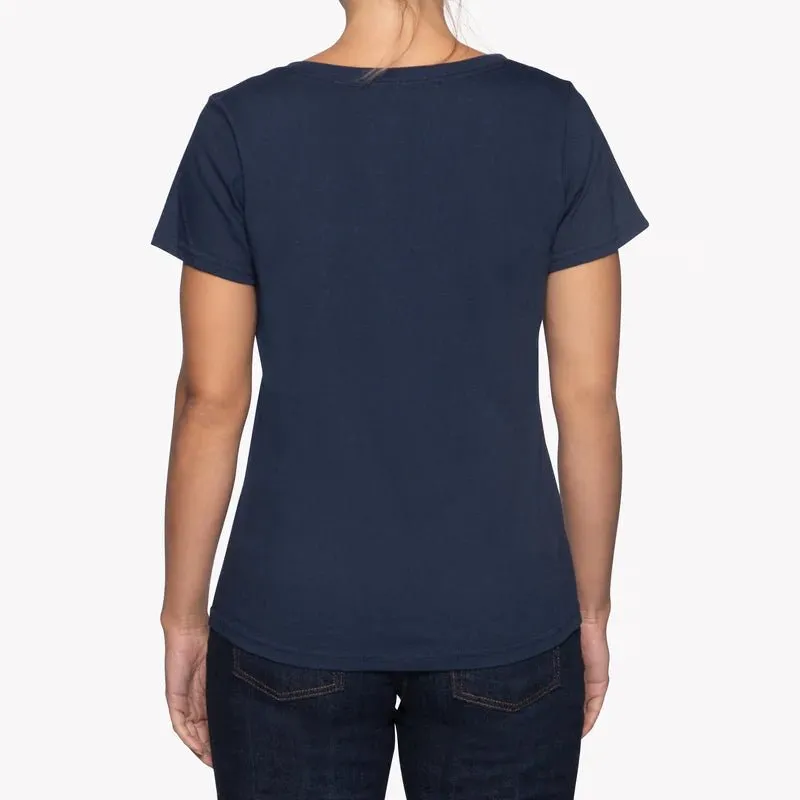 Naked & Famous Circular Knit Ballet T-Shirt (Navy)