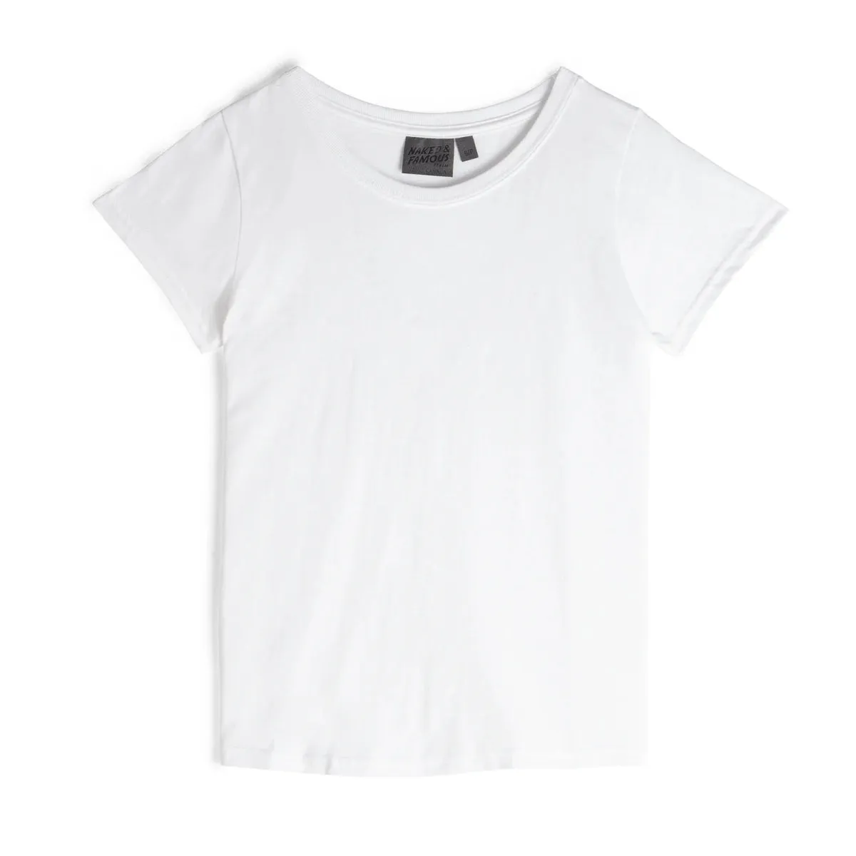 Naked & Famous Circular Knit Ballet T-Shirt (White)