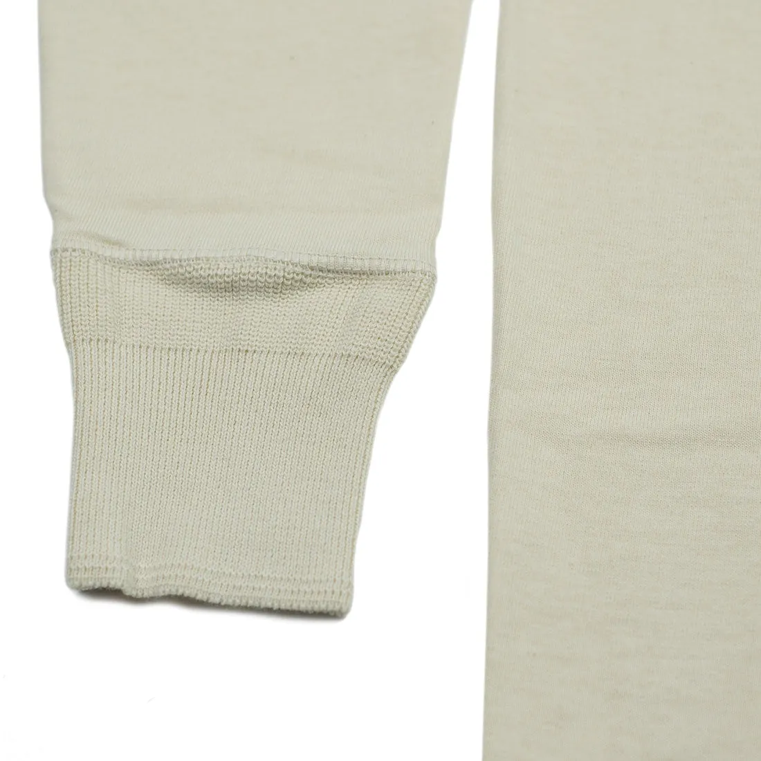 Natural heavy cotton long-sleeve 206 Henley