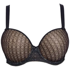 Neve Black Balconette T-Shirt Bra - Fantasie