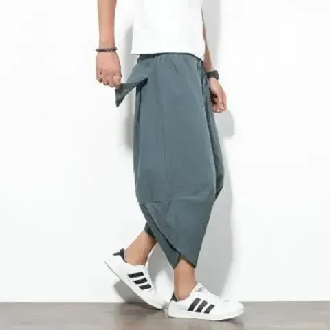 New OB Cotton Hip Hop Style Loose Fit Low Waist Pants