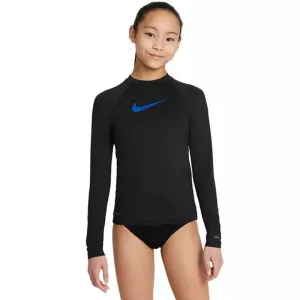 Nike - Girls' Swoosh Long Sleeve Hydroguard (Black)