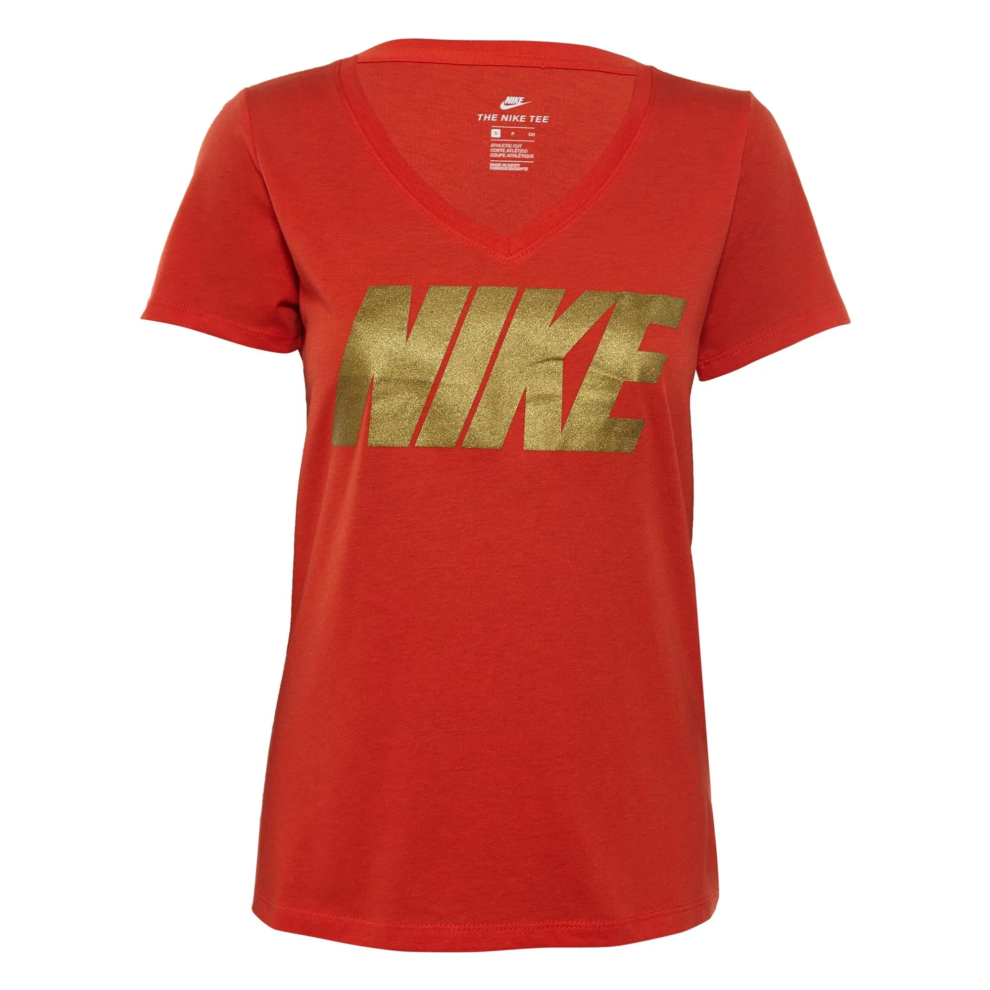 Nike Metallic Block T-shirt Womens Style : 923330-100