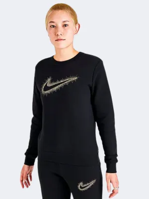 Nike Sportswear Club Women Lifestyle T-Shirt Black/Gold